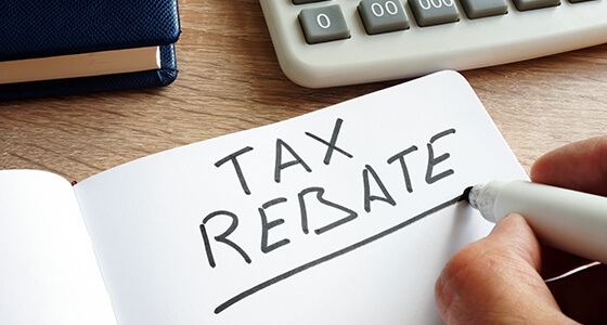 income tax rebate section