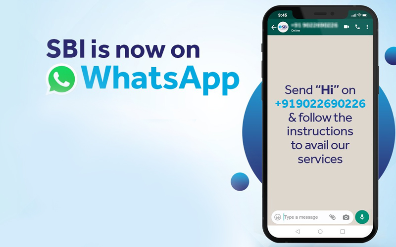 sbi whatsapp banking